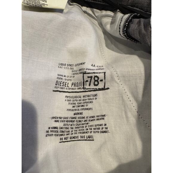 Diesel Project 78 Liquid Space Experiment Pants Size 36 Men’s Trousers Rare - Picture 7 of 9